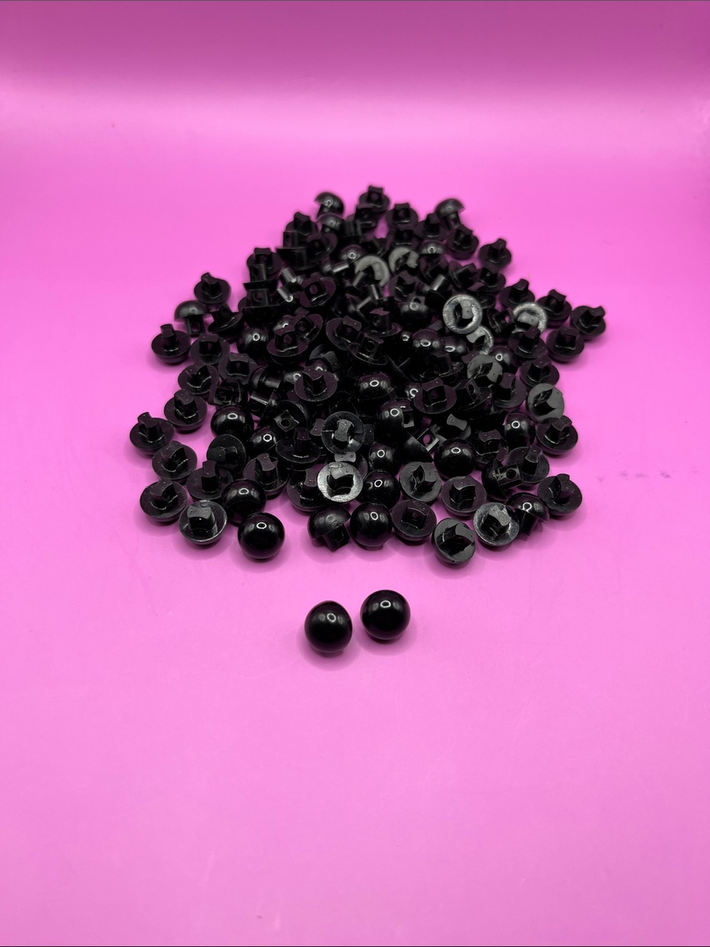 Vintage Black Pearl Buttons  Bulk